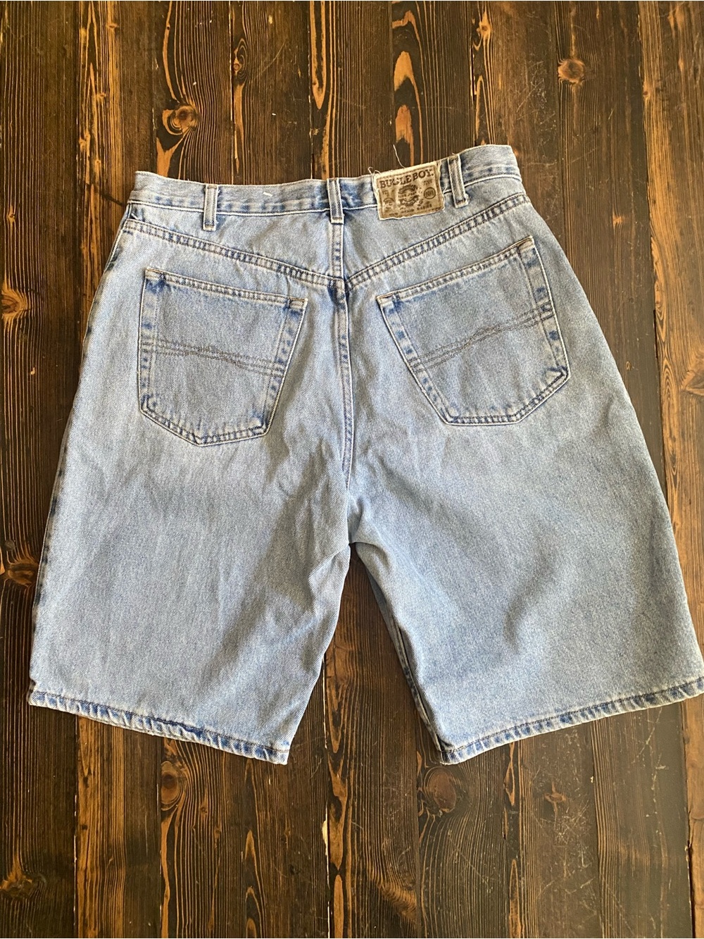 Vintage Bugle BoyClassic Light Blue Denim Men's Shorts - Picture 3 of 5
